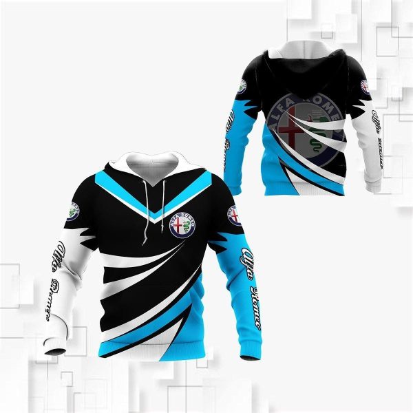 Alfa Romeo Shirt Fan Gift 21 Stylist Unisex 3d Hoodie Zip Hoodie Genxprint