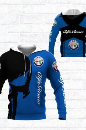 Alfa Romeo Shirt Fan Gift 22 Stylist Unisex 3d Hoodie Zip Hoodie Genxprint
