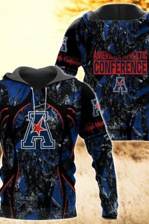 American Athletic Conference Camo Hunting 3D printed Sweatshirt Hoodie Zipped Hoodie Genxprint
