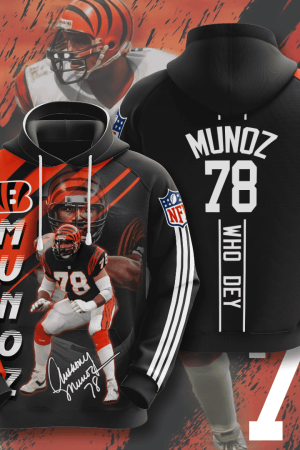 Anthony Munoz Cincinnati Bengals Hoodie Genxprint