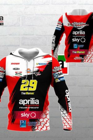Aprilia Racing Shirt Fan Gift 619 Stylist Unisex 3d Hoodie Zip Hoodie Genxprint