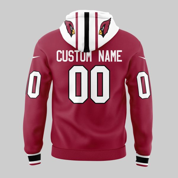Arizona Cardinals Custom Name And Number 3D Hoodie Style Genxprint - Image 2