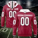 Arizona Cardinals Custom Name And Number 3D Hoodie Style Genxprint