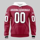 Arizona Cardinals Custom Name And Number 3D Hoodie Style Genxprint