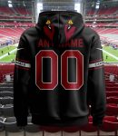 Arizona Cardinals Custom Name And Number 3D Hoodie Style Genxprint