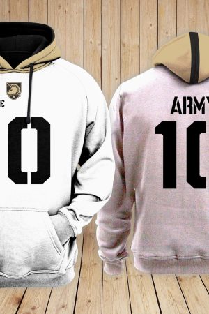 Army Black Knights Football NCAA Custom 3D Hoodie PT Genxprint
