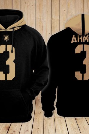 Army Black Knights Football NCAA Custom 3D Hoodie PT Genxprint