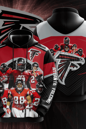 Atlanta Falcons All Team Hoodie Genxprint