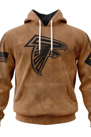 Atlanta Falcons Basic Brown NFL 3D Hoodie Genxprint
