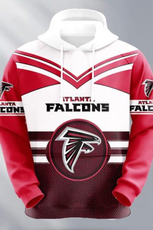 Atlanta Falcons Logo NFL 3D Hoodie Genxprint