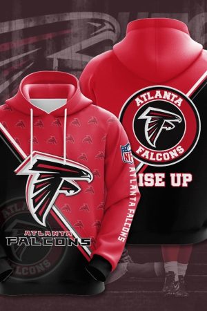 Atlanta Falcons Logo NFL Football Team Hoodie Genxprint