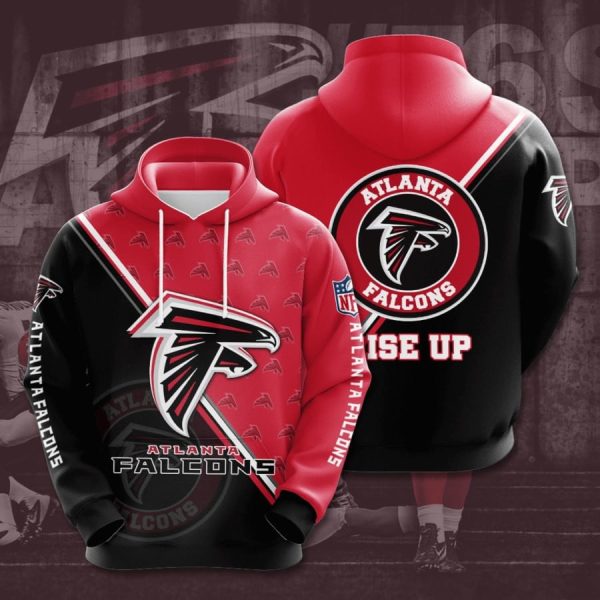 Atlanta Falcons Logo NFL Football Team Hoodie Genxprint