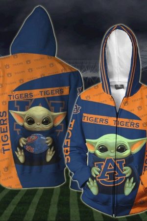 Auburn Tigers Yoda Hoodie Genxprint