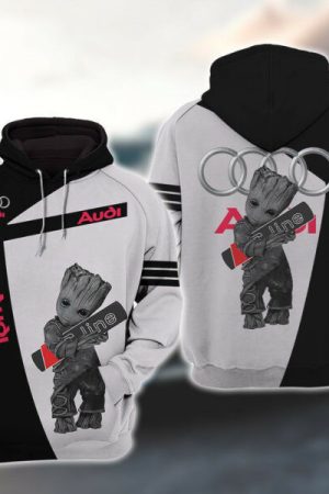 Audi S Line Car Baby Groot Hoodie T Shirt Hoodie Genxprint