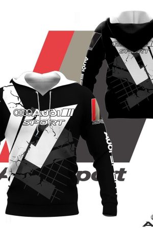 Audi Sport Luxury Car 8k259 Fan Gift 3d Zip Hoodie Ii Genxprint