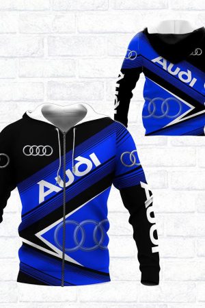 Audi Sport Luxury Car 8k287 Fan Gift 3d Zip Hoodie Ii Genxprint