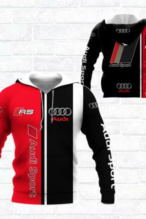Audi Sport Luxury Car 8k297 Fan Gift 3d Zip Hoodie Ii0 Genxprint