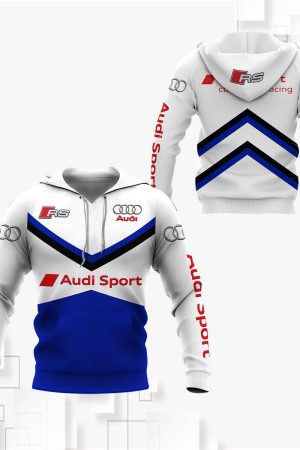 Audi Sport Luxury Car 8k323 Fan Gift 3d Zip Hoodie Ii Genxprint