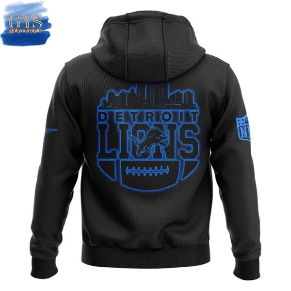 Back In Black Detroit Lions Hoodie Genxprint - Image 3