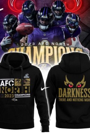 Baltimore Ravens Darkness V2 NFL Football Team Hoodie Genxprint