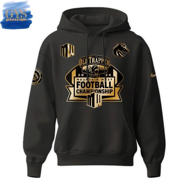 Boise State Broncos Mountain West 2024 Champions Hoodie Genxprint - Image 2