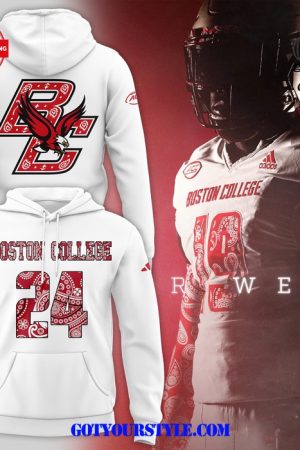 Boston College Eagles 2024 Custom Number Limited Hoodie Genxprint