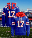Buffalo Bills Personalized Name And Number NFL 3D Hoodie Style Genxprint