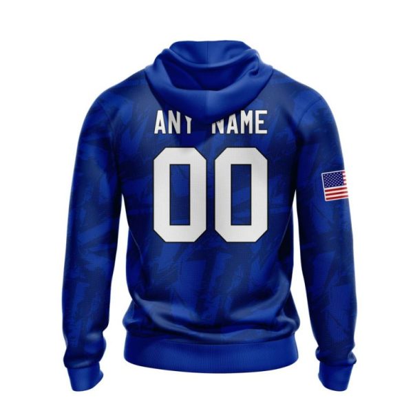 Buffalo Scratch Custom Name Number NFL Football Team Hoodie Genxprint - Image 2