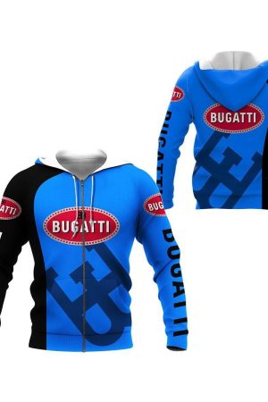 Bugatti Automobile 8k167 Fan Gift 3d Zip Hoodie Ii Genxprint