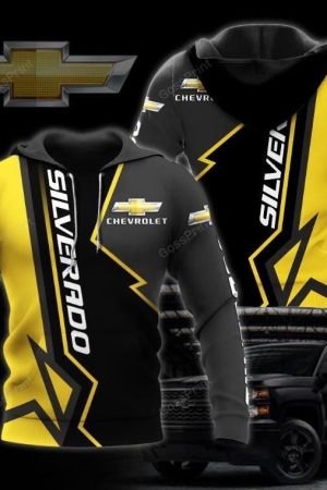 Chevrolet Silverado Car Aop Hoodie Genxprint