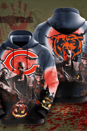Chicago Bears Horror Hoodie Genxprint