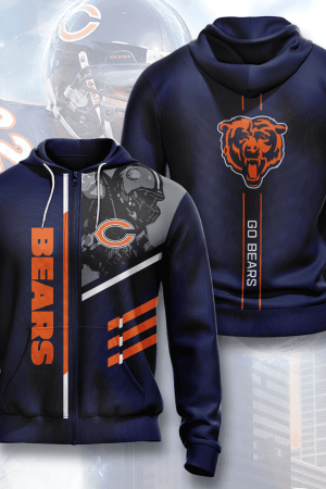 Chicago Bears Team Hoodie Genxprint