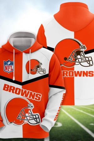 Cleveland Browns 3D printed Sweatshirt Hoodie Zipped Hoodie Genxprint
