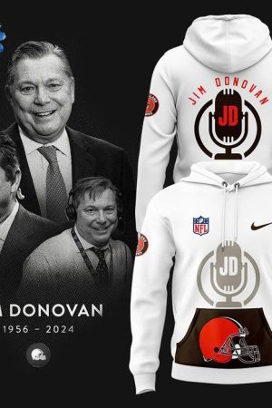 Cleveland Browns Jim Donovan Voice Special Edition Hoodie Genxprint