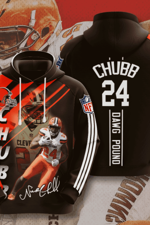Cleveland Browns Nick Chubb Hoodie Genxprint