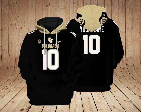 Colorado Buffaloes NCAA Custom 3D Hoodie PT Genxprint