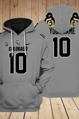 Colorado Buffaloes NCAA Custom 3D Hoodie PT Genxprint