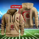 Cornell Big Red Quarter Zip Hoodie Genxprint