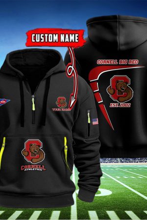 Cornell Big Red Quarter Zip Hoodie Genxprint