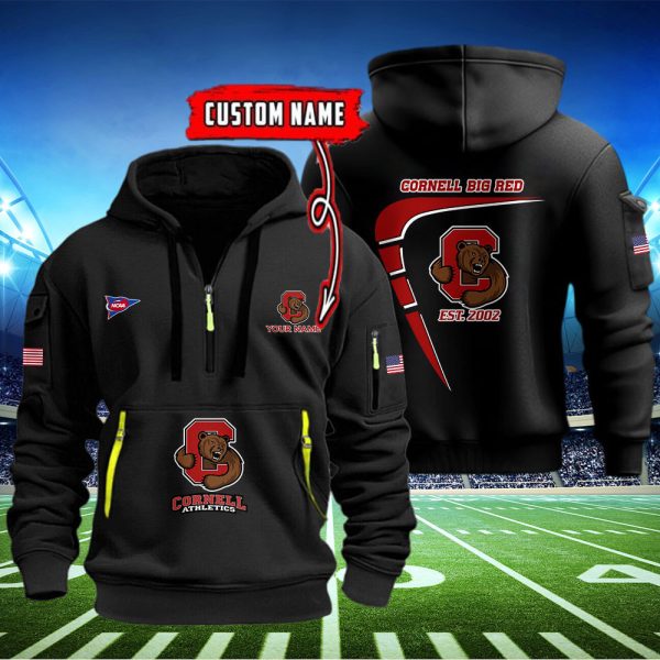 Cornell Big Red Quarter Zip Hoodie Genxprint