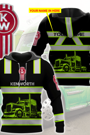 Custom Name Kenworth Trucks Racing Team 7k888 Fan Gift 3d Zip Hoodie Ii Genxprint