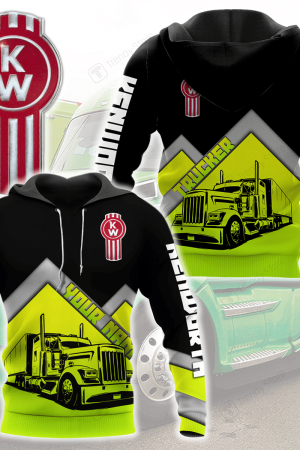 Custom Name Kenworth Trucks Racing Team 7k901 Fan Gift 3d Zip Hoodie Ii Genxprint