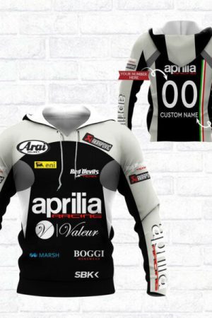 Custom Name Number Aprilia Racing Shirt Fan Gift 417 Stylist Unisex 3d Hoodie Zip Hoodie Genxprint