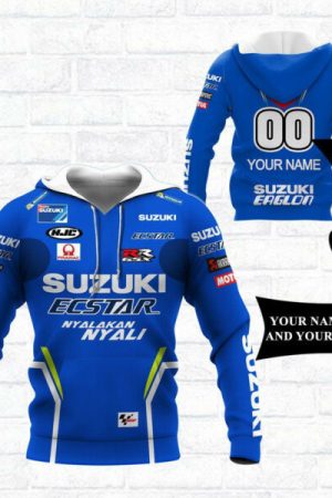 Custom Name Number Suzuki Ecstar Shirt Fan Gift 416 Stylist Unisex 3d Hoodie Zip Hoodie Genxprint