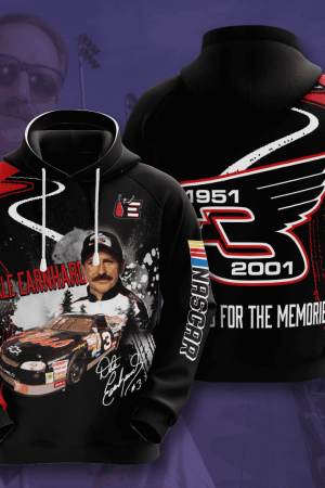 Dale Earnhardt NASCAR Hoodie Genxprint