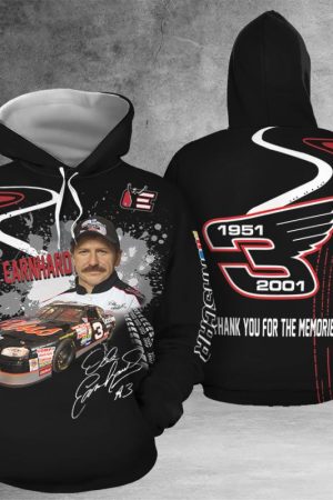 Dale Earnhart Nascar Memories Hoodie Genxprint