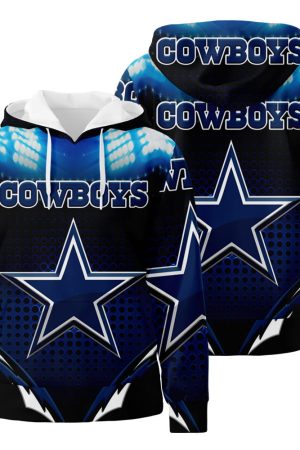 Dallas Cowboys 3D All Over Print Hoodie Zip-Up Hoodie Genxprint