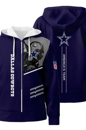 Dallas Cowboys 3D All Over Print Hoodie Zip-Up Hoodie Ver Genxprint