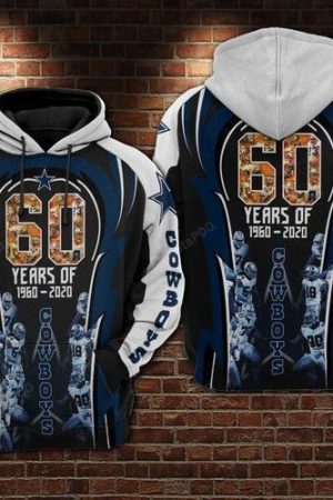 Dallas Cowboys 60-Year Hoodie Genxprint