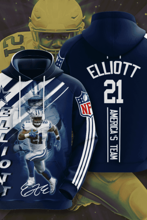Dallas Cowboys Ezekiel Elliott Hoodie Genxprint